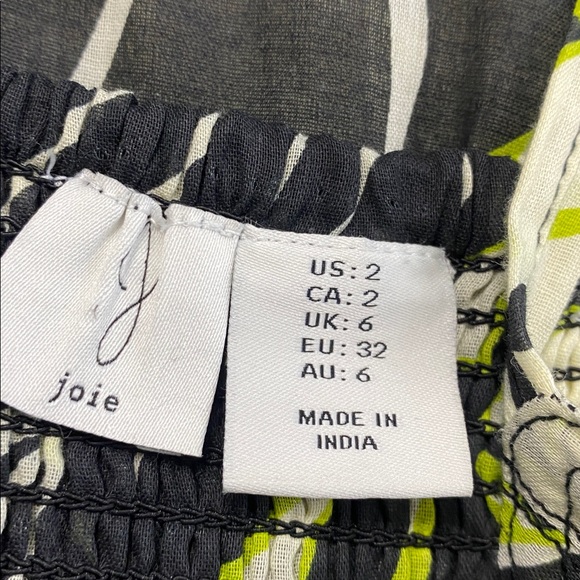 NWOT JOIE MAXI FLORAL Tropical Leaf Print Maxi Dress - Picture 10 of 11